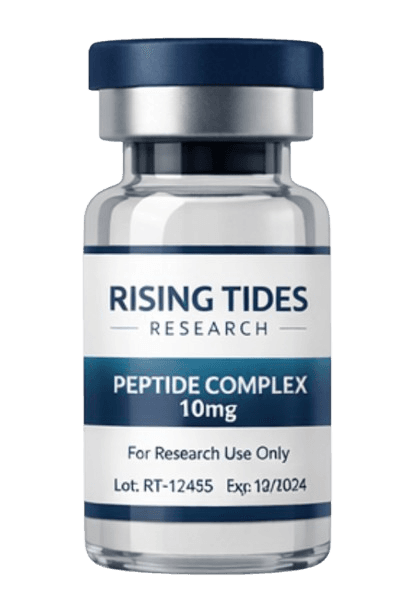 Rising Tides Research peptide vial